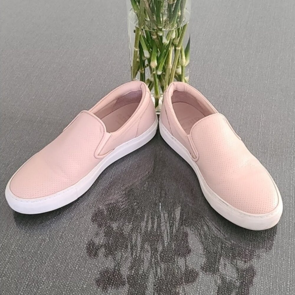 GREATS BROOKLYN Wooster Pink Leather Slip On Sneakers 10 40 MADE IN ITALY - Picture 10 of 15